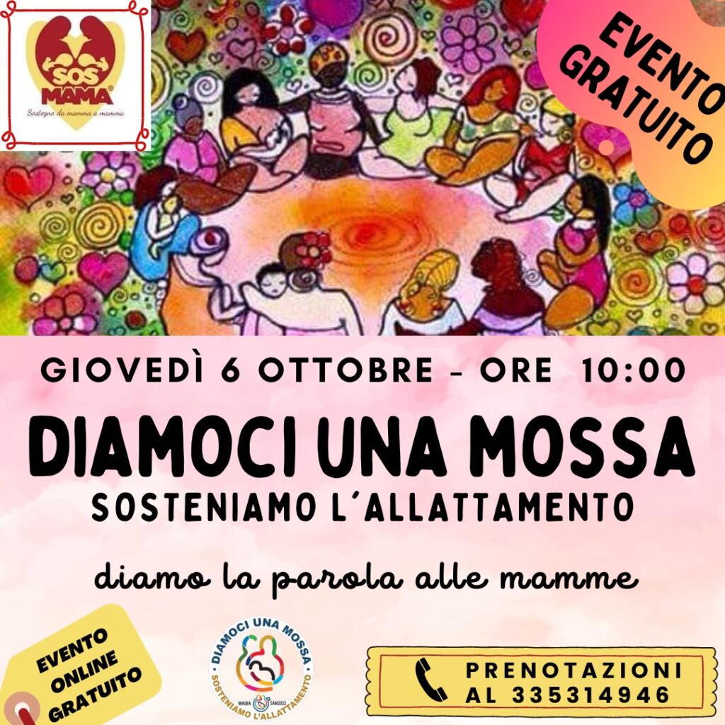 Giovedì 6 Ottobre: diamoci una mossa